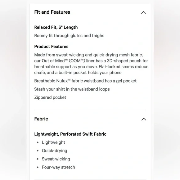 Lululemon Fast and Free Short 6"
Lined small - Picture 5 of 12